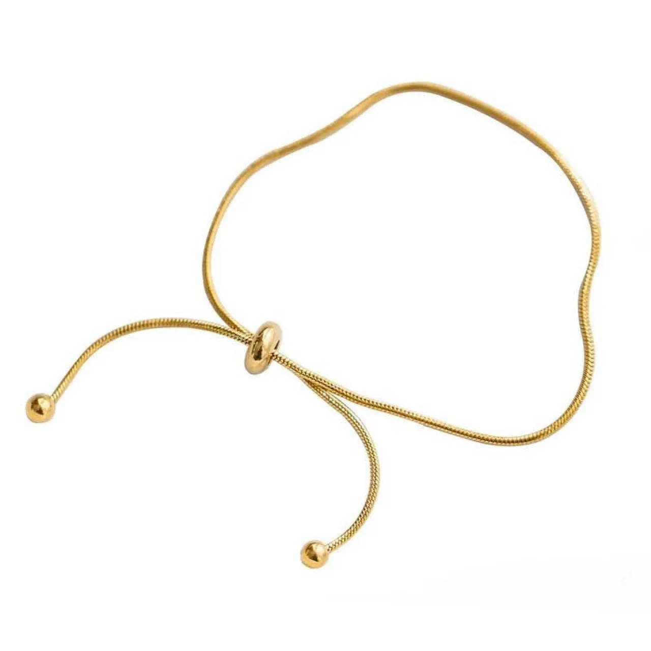 18K Gold Snake Chain Titanium Steel Anklet