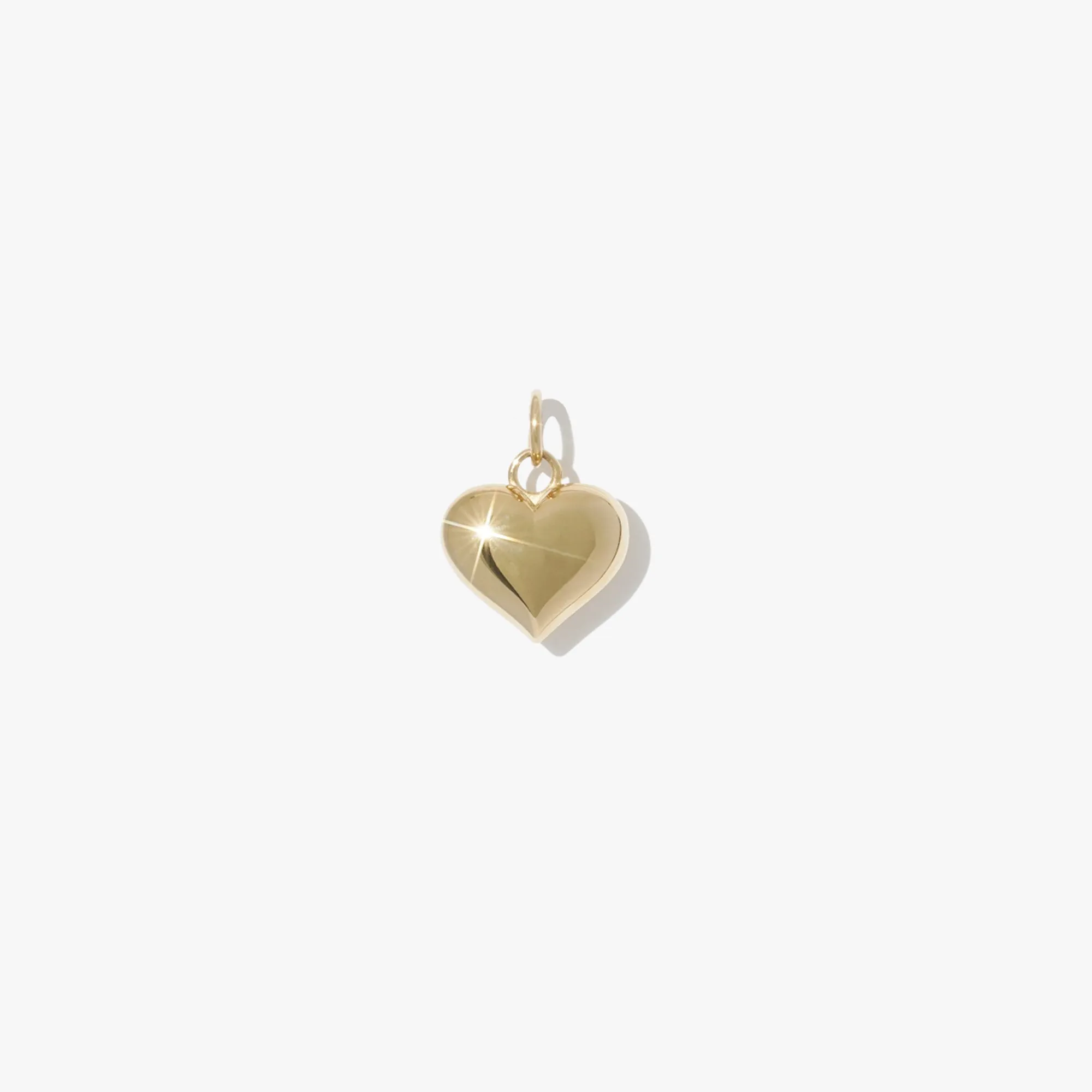 3D Heart Pendant - (Single)