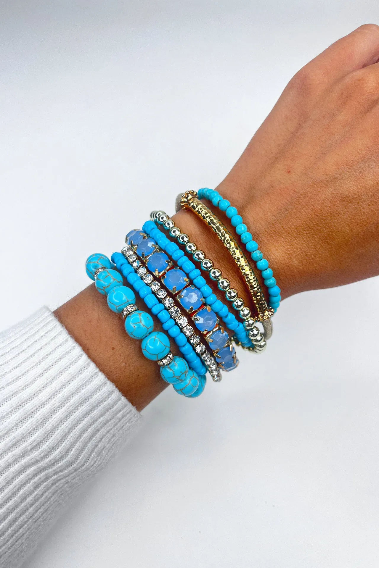 Amara Beaded Bracelet Stack