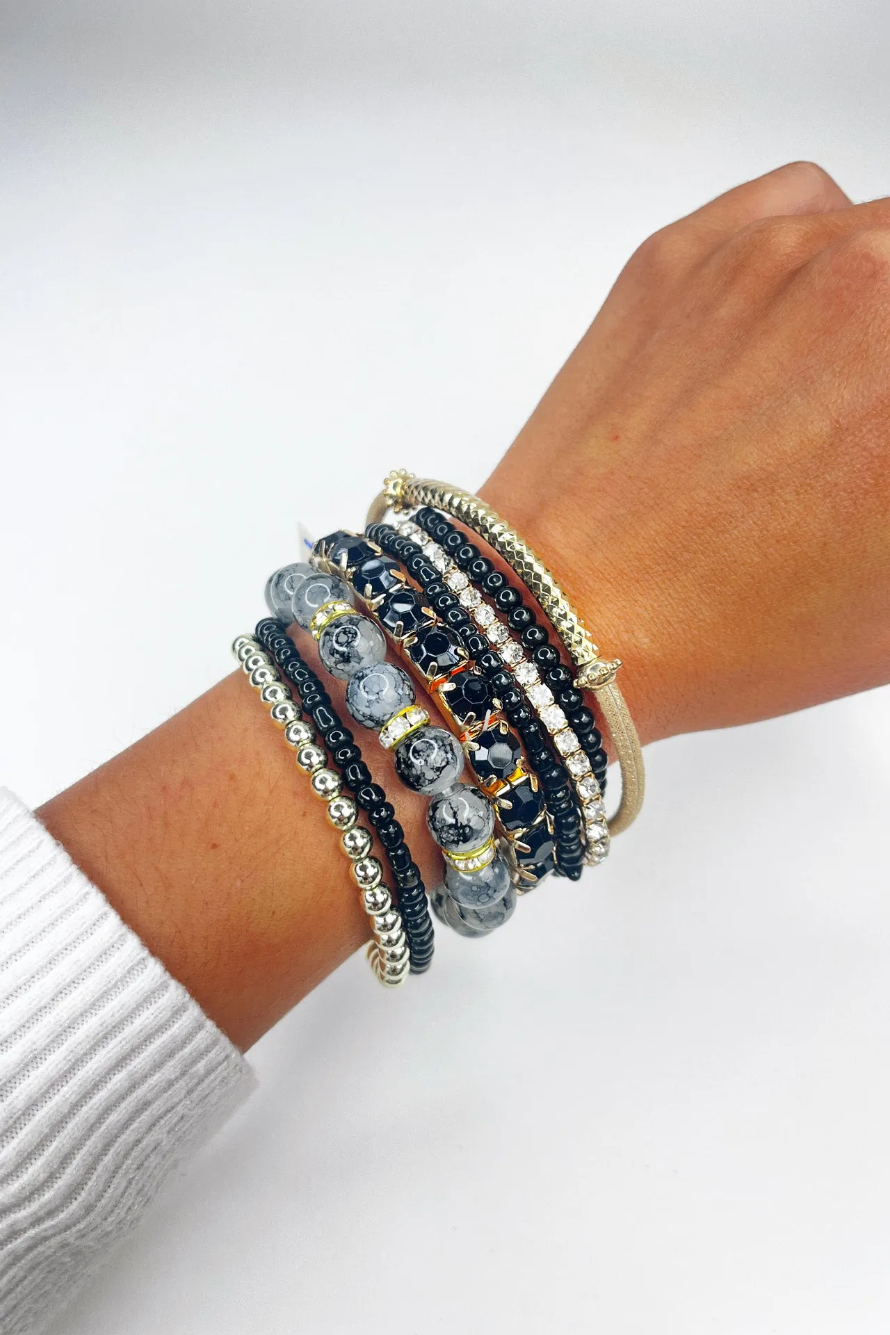 Amara Beaded Bracelet Stack