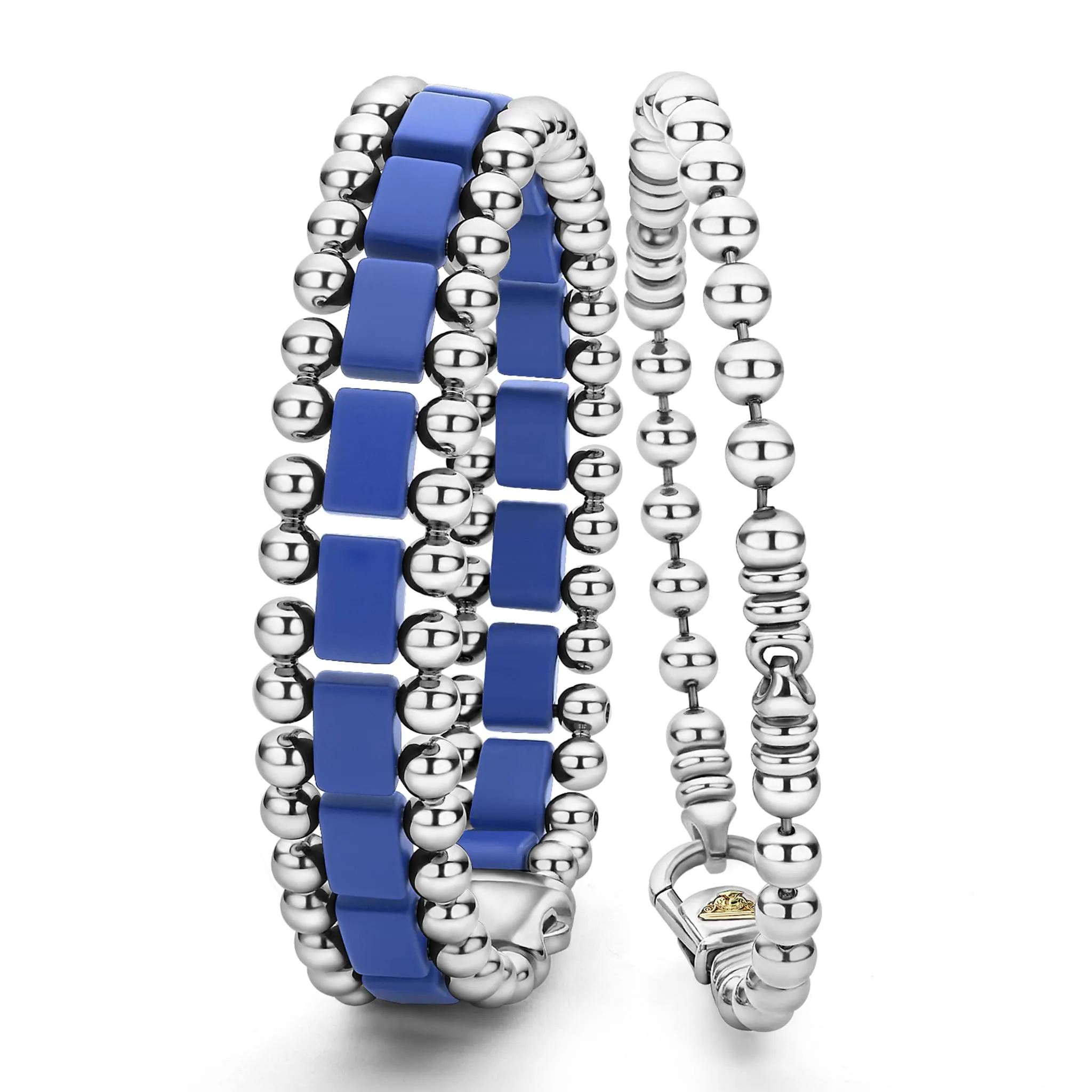 Anthem Matte Ultramarine Ceramic Beaded Bracelet Gift Set