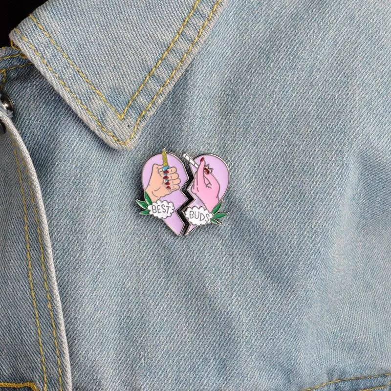 Best Buds Enamel Pins