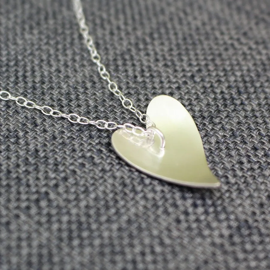 Blossom Silver Heart pendant