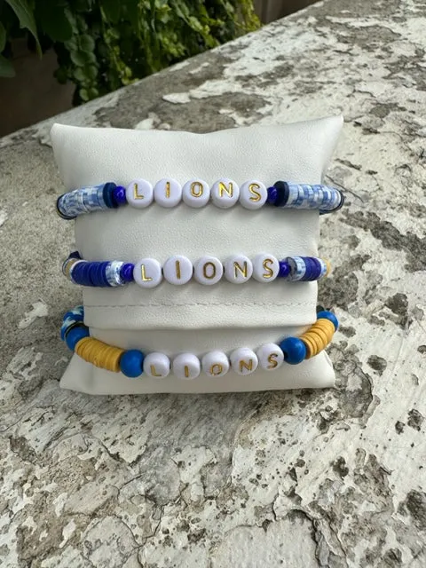 Chestnut Ridge Lions School Spirit Team Bracelets