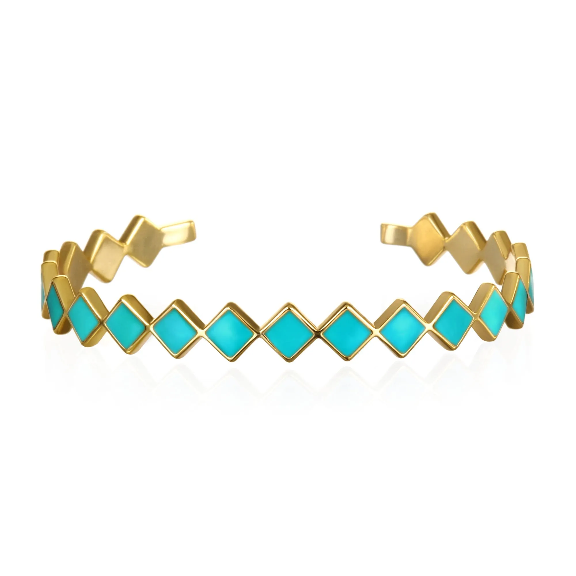 Diamond Enamel Cuff