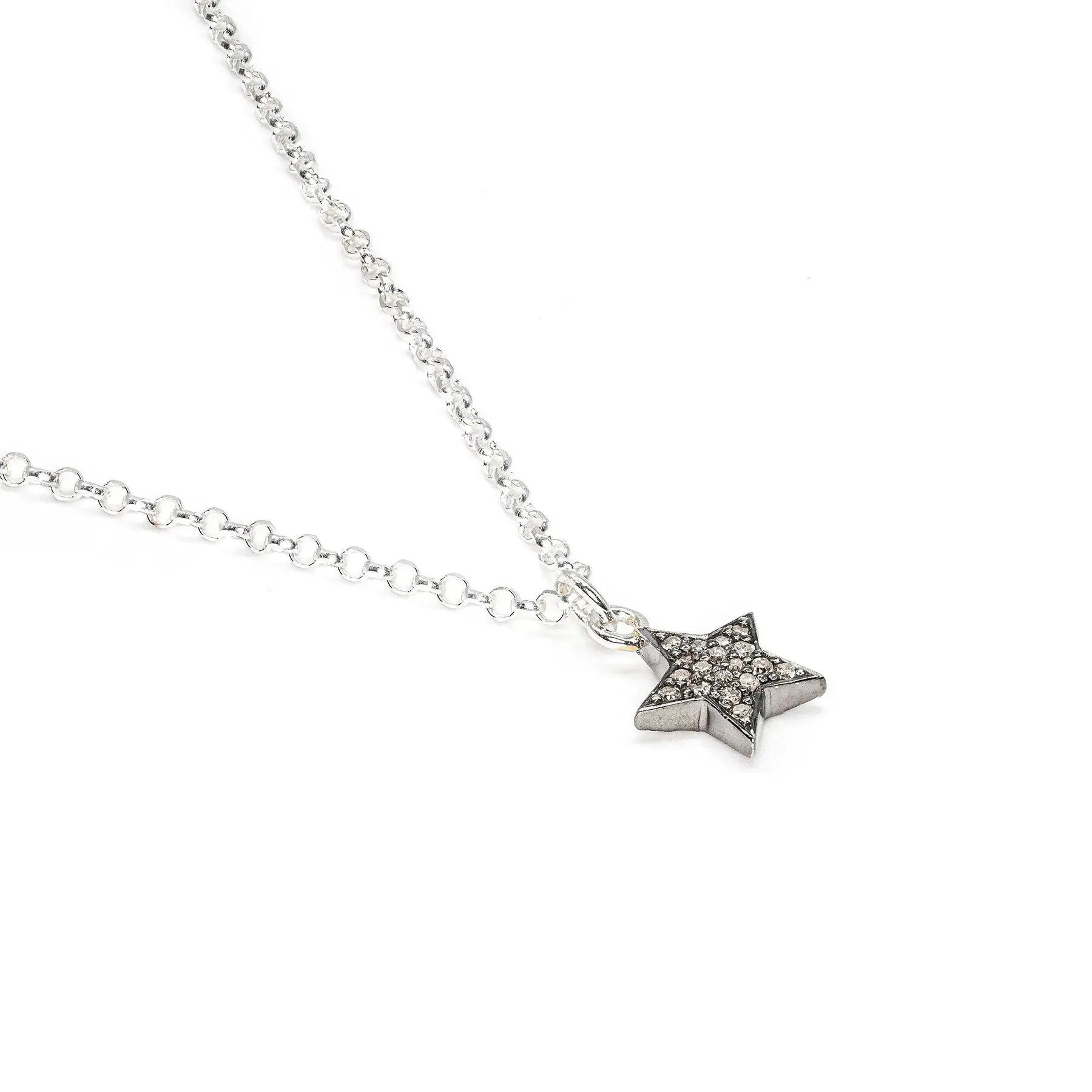 Diamond Star & Silver Anklet