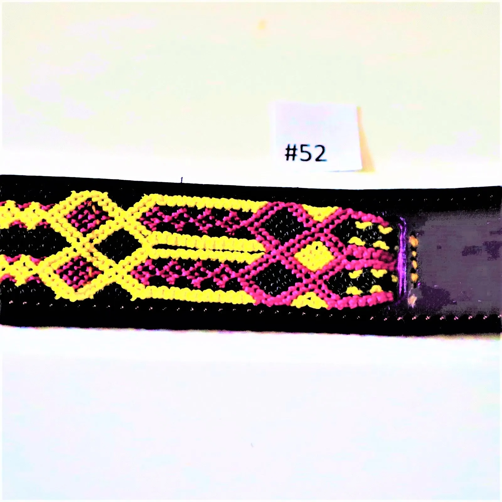 Embroidered Leather Bracelets