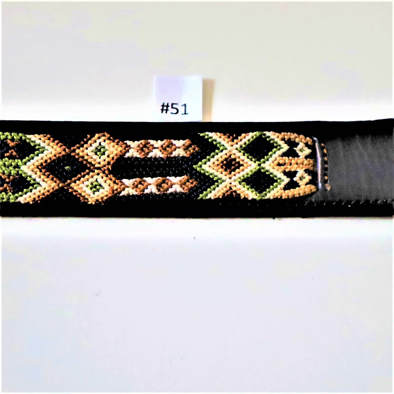 Embroidered Leather Bracelets