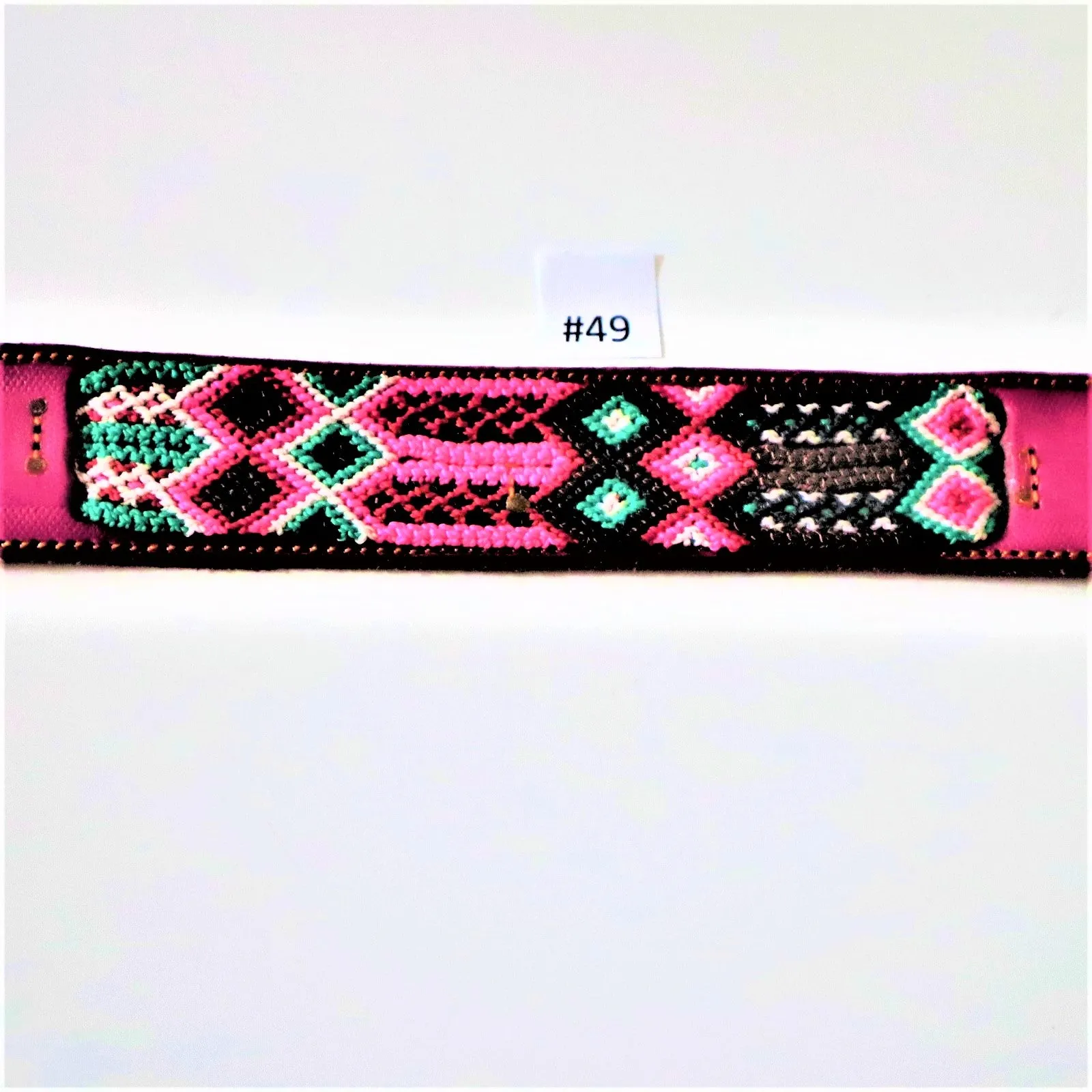 Embroidered Leather Bracelets