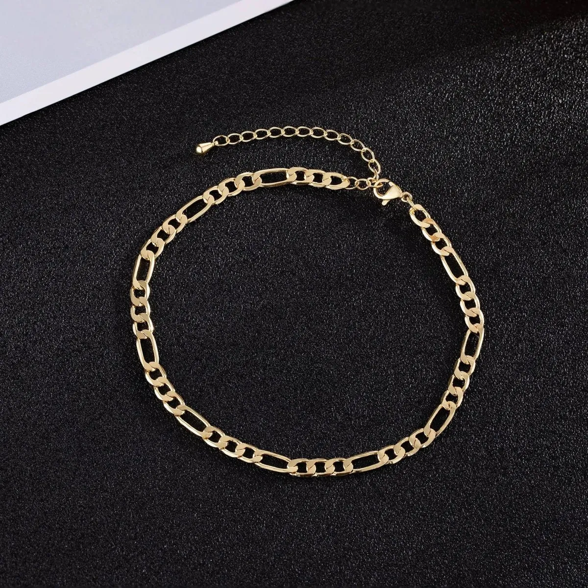 Gold Figaro Ankle Bracelets