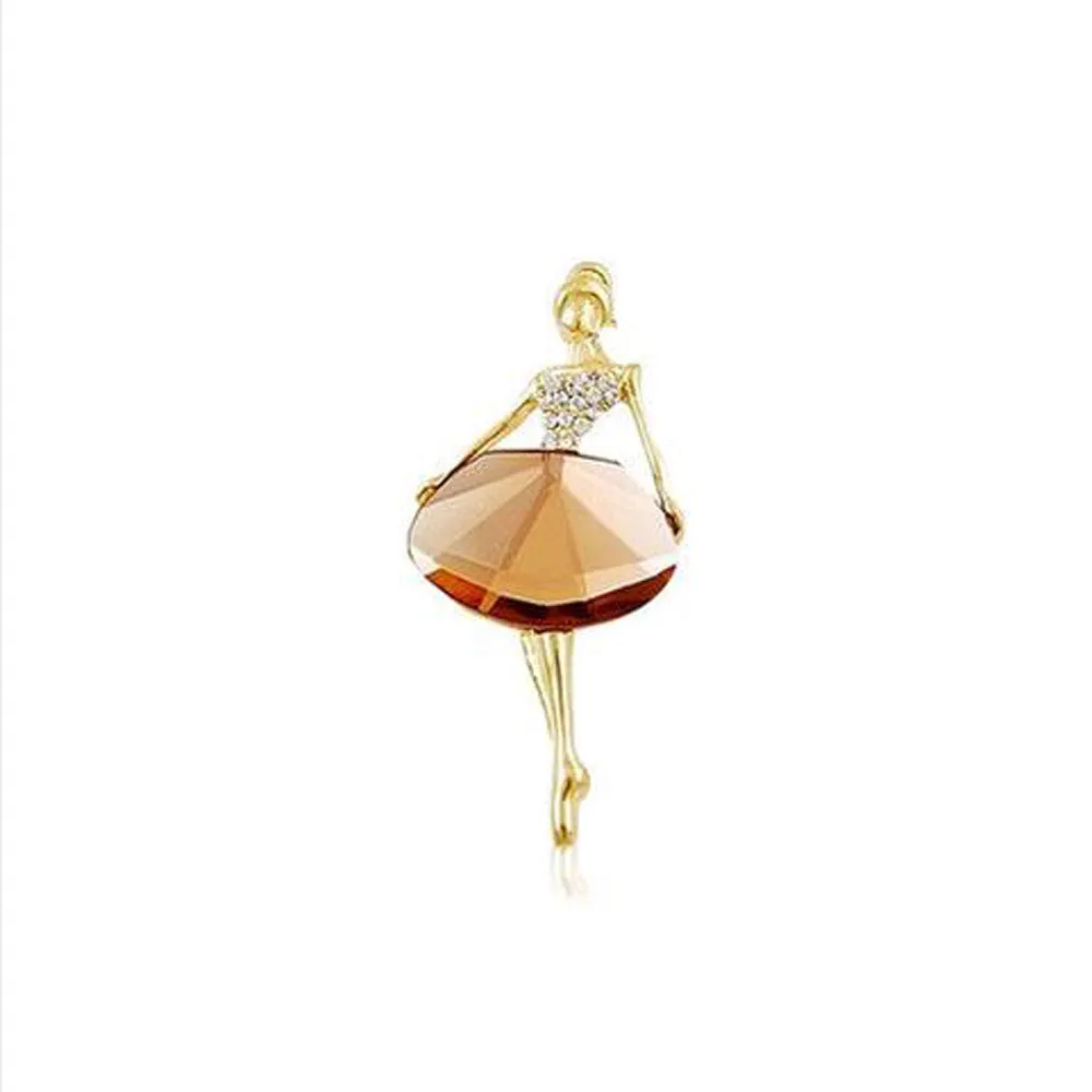 Hot beautiful princess ballerina brooch Ballet Girl Fashion Accessories