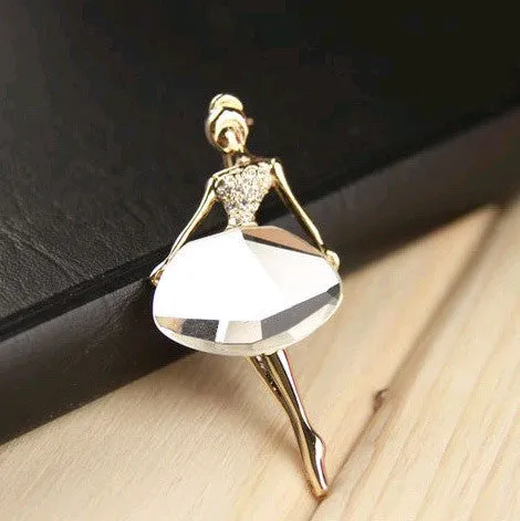 Hot beautiful princess ballerina brooch Ballet Girl Fashion Accessories