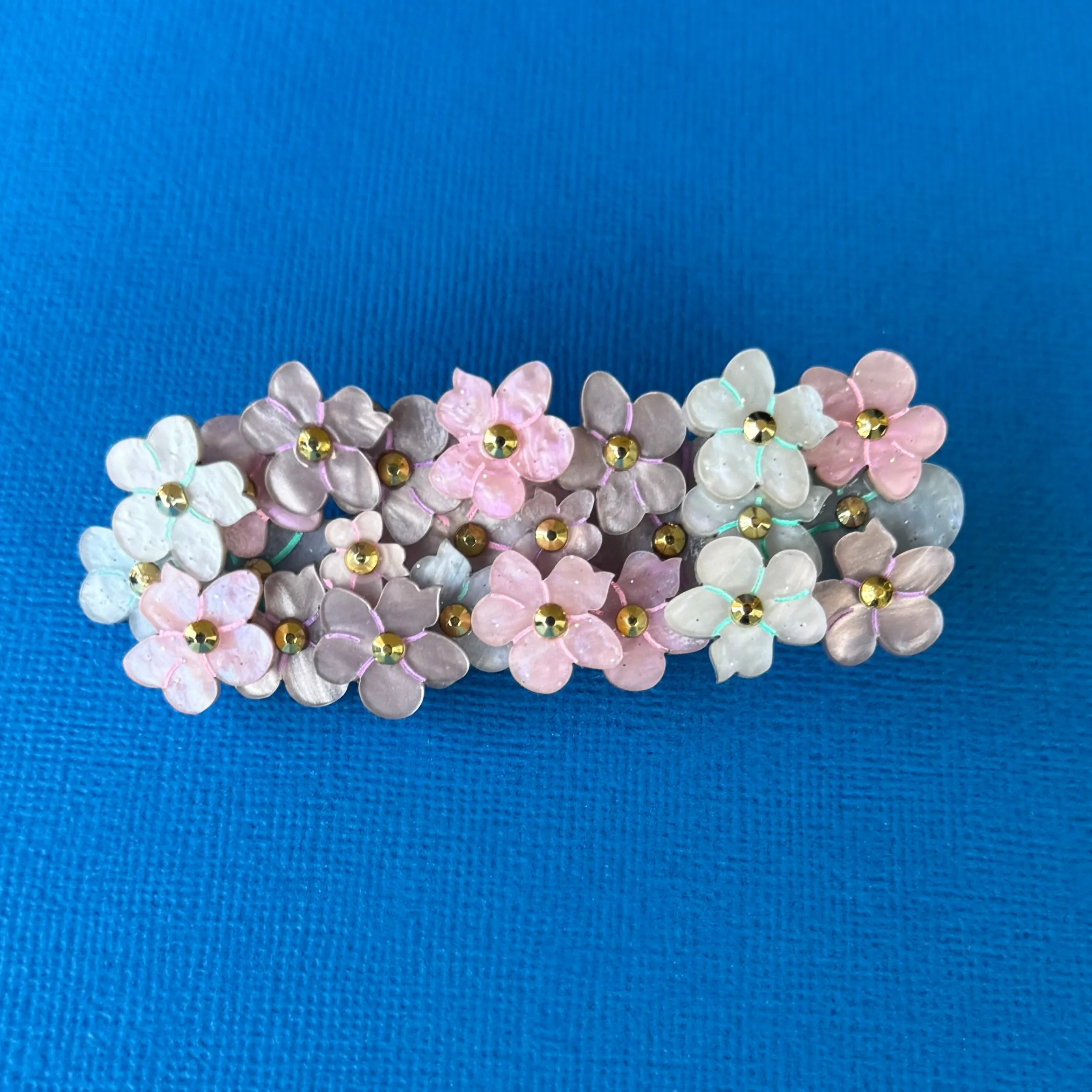 Hydrangea - hair clip