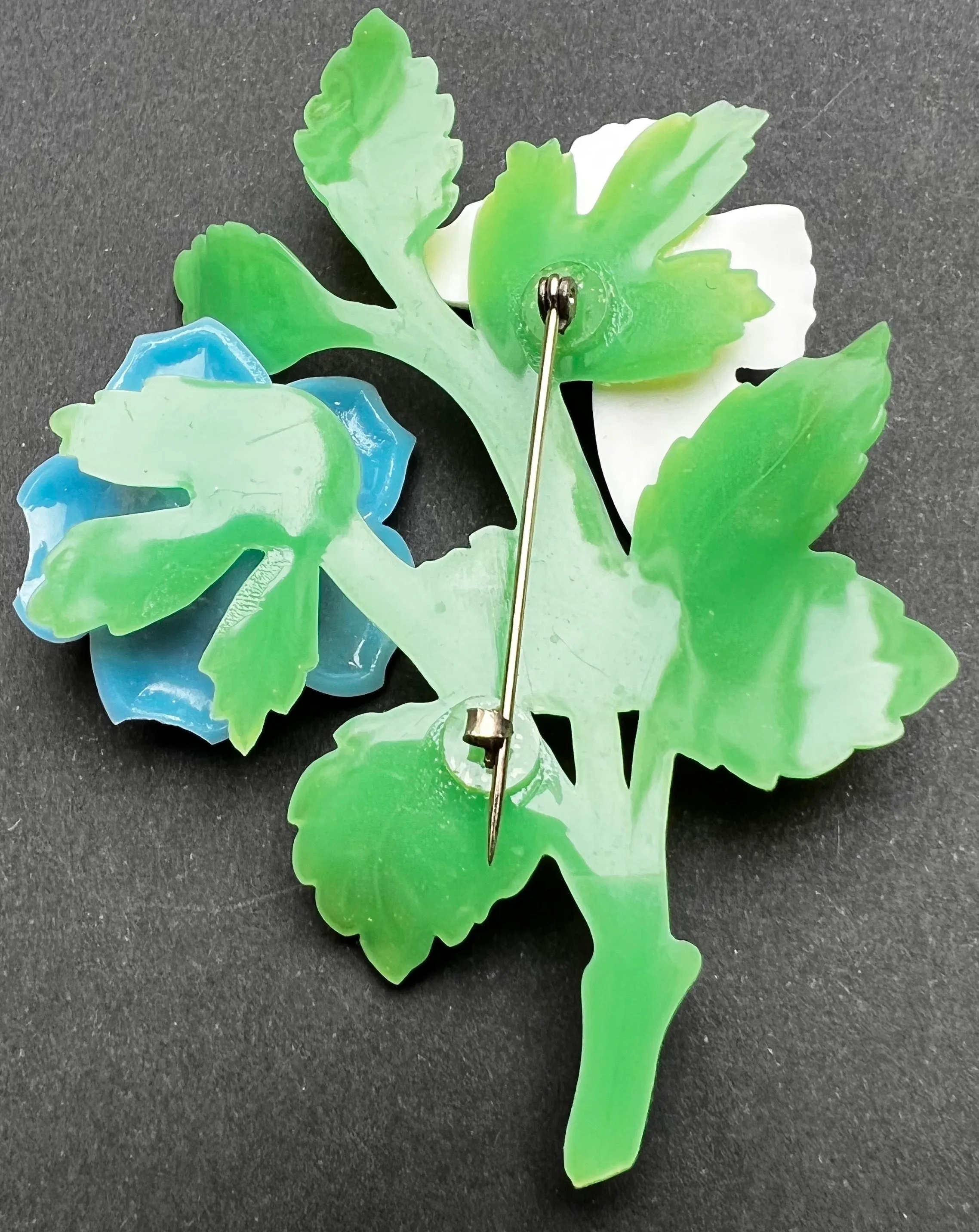 Joyful 1950s Flower and Butterfly Brooches