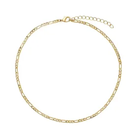 Kyerlyn 14K Gold Plated Chain Anklets