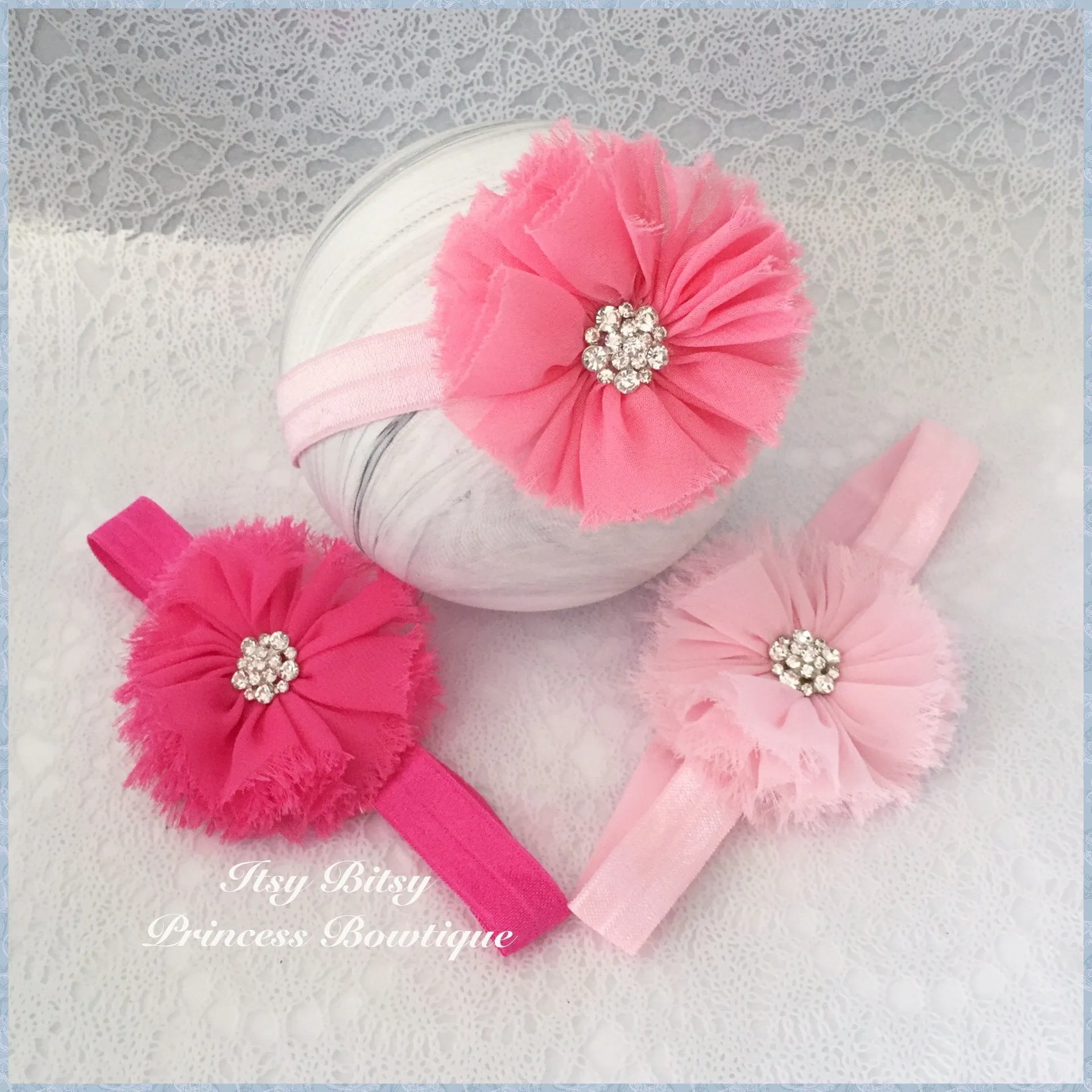 Louisa in Pinks Headbands