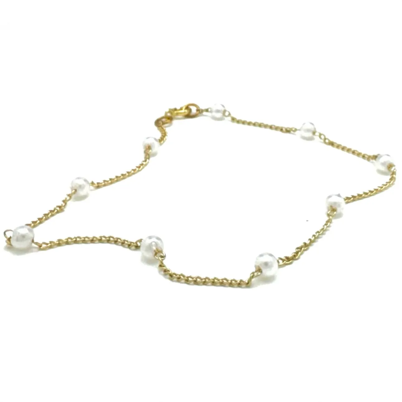 MULTI PEARL/CHAIN ANKLET