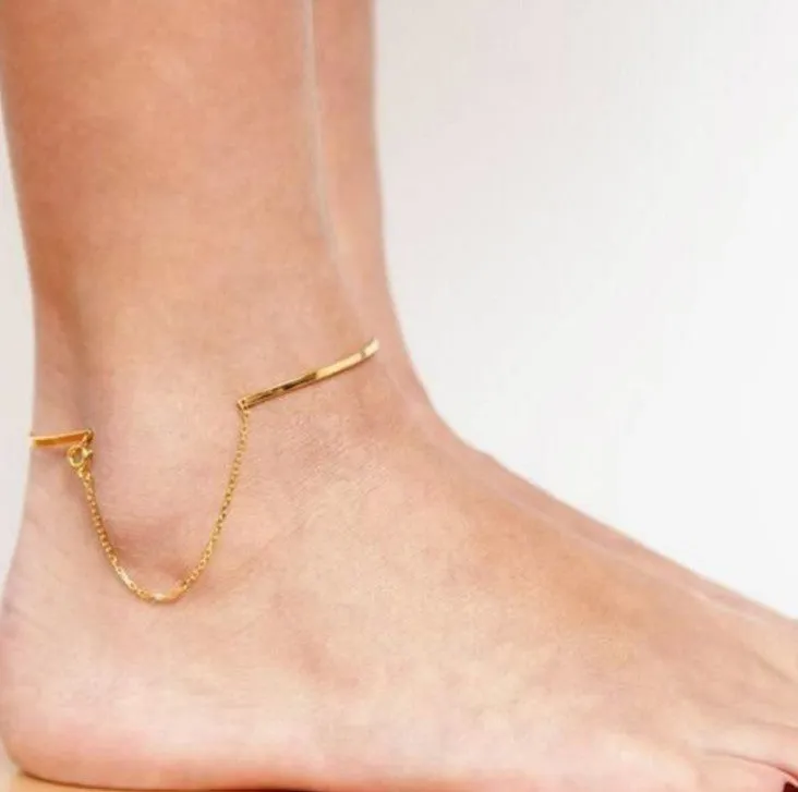 Niche Gold Anklet Female Forest