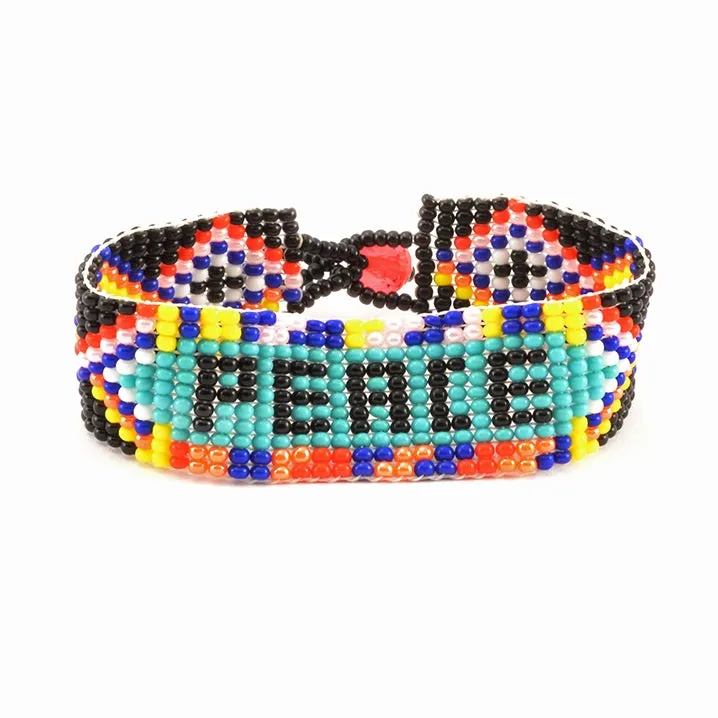 Peace Beaded Friendship Bracelet