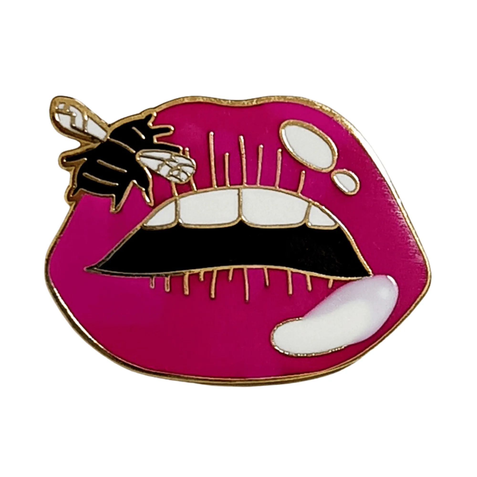 Pre Order:  Bee Kiss Enamel Pin