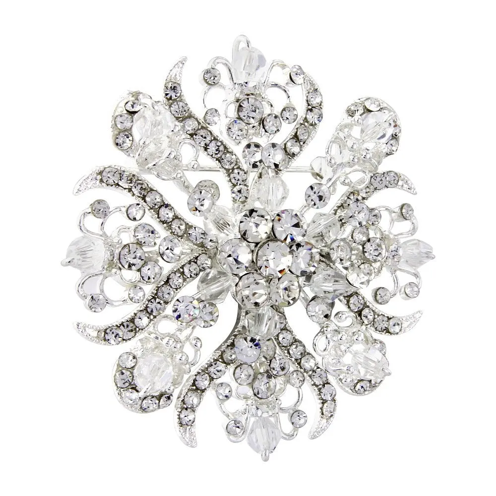 SassB Katya Crystal Brooch