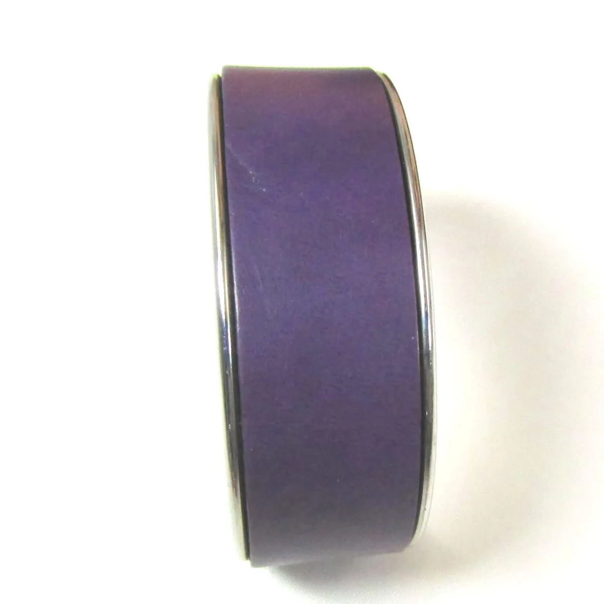 Silver Cuff Bracelet Leather Insert