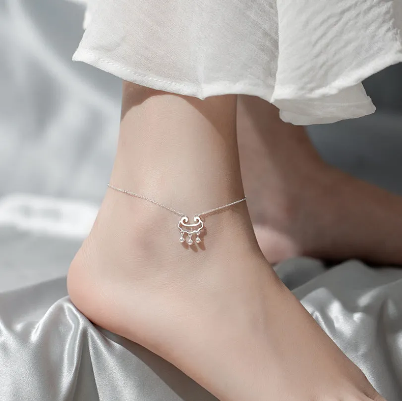 Simple Student Mori Anklet Temperament