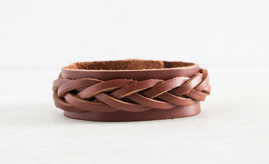 The Braided Leather Bracelet Collection