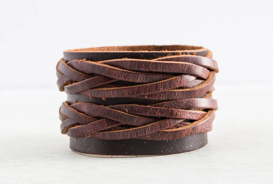 The Braided Leather Bracelet Collection