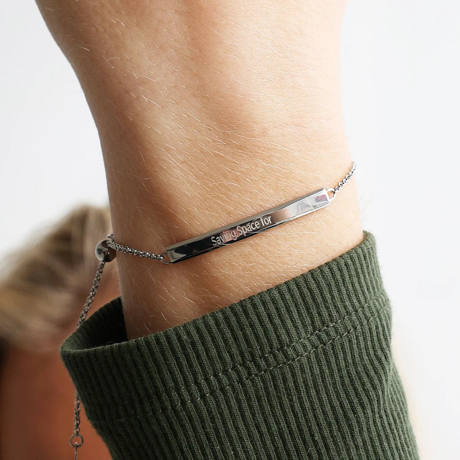 The “Saving Space” Bar Bracelet by Chloe Caroline