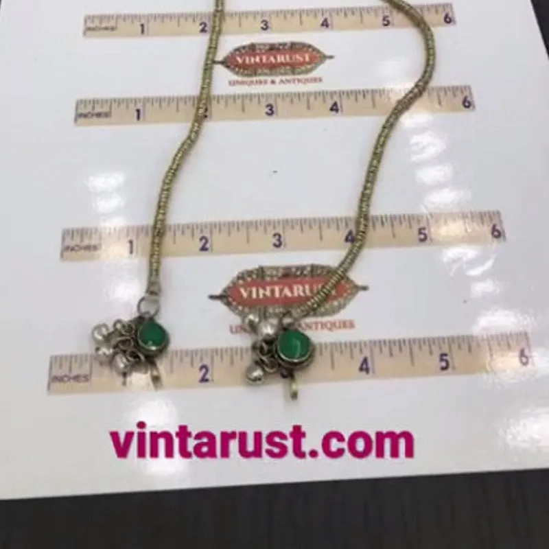 Traditional Antique Handmade Anklets Pair