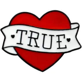 [True Heart] Enamel Brooch Pin