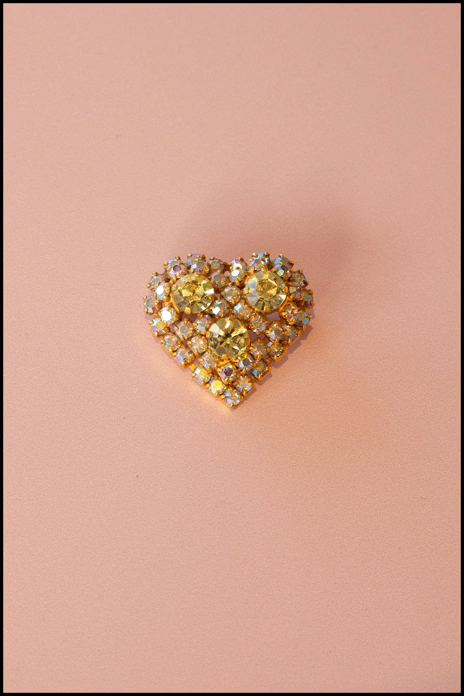 Vintage 1950s Sweet Heart Brooch