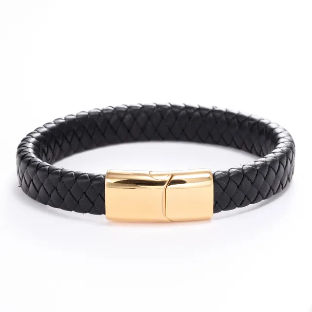 Woven leather bracelet hand-woven multilayer leather